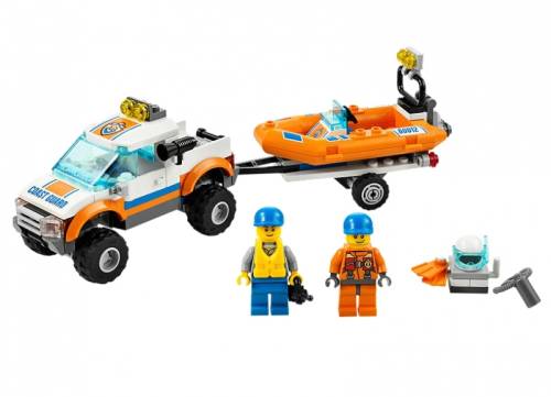 Lego 4x4 si barca de scafandri