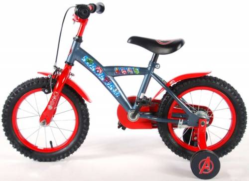 Bicicleta copii volare cu roti ajutatoare 14 inch avengers