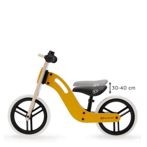 Kinderkraft Bicicleta din lemn fara pedale uniq honey