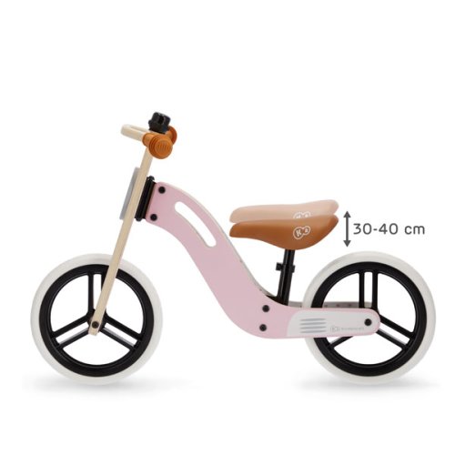Kinderkraft Bicicleta din lemn fara pedale uniq pink