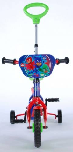 Volare Bicicleta pentru baieti 10 inch cu maner roti ajutatoare pj masks