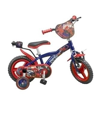 Bicicleta pentru baieti spiderman 12 inch