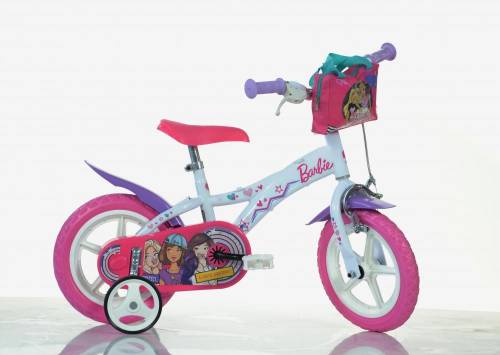 Bicicleta pentru fetite barbie diametru 12 inch