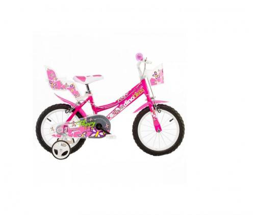 Dino Bikes Bicicleta pentru fetite cu diametru 16 inch 166 rn