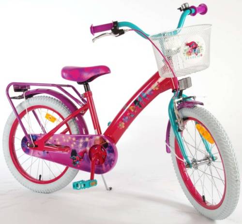 Bicicleta pentru fetite trolls volare 18 inch cu roti ajutatoare