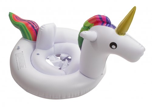 Ikonka Colac de inot gonflabil pentru copii model unicorn 62 cm