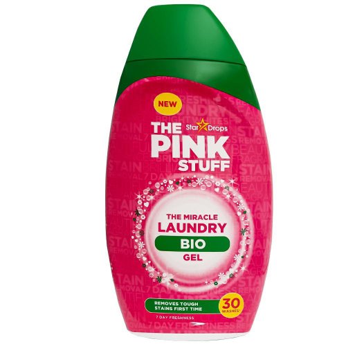 Detergent gel bio miraculos the pink stuff impotriva petelor pentru haine 30 spalari 960ml