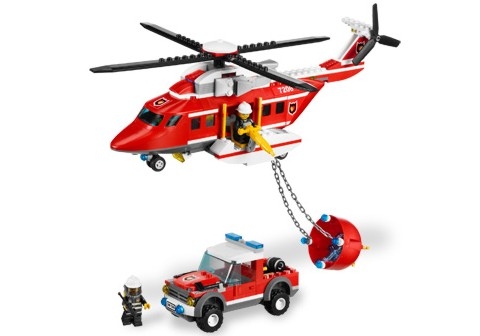 Lego Elicopter pompieri (7206)