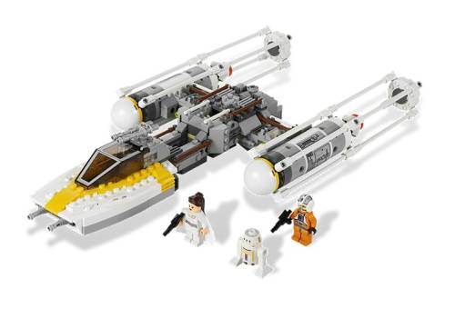 Gold leaders y-wing starfighter (9495