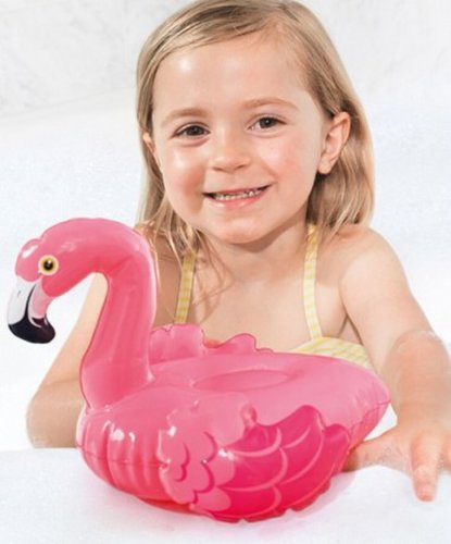 Jucarie gonflabila pentru piscina sau cada intex 58590 flamingo roz 30 cm