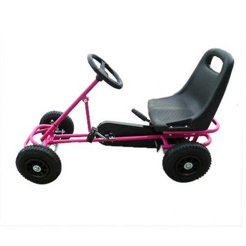 Diverse Kart cu pedale f100 roz