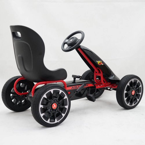 Diverse Kart cu pedale pentru copii abarth negru