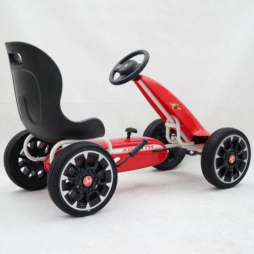 Diverse Kart cu pedale pentru copii abarth rosu