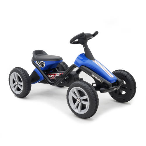 Byox Kart cu pedale si roti din plastic go kart dakar blue
