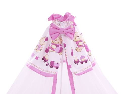 Lenjerie teddy toys roz m1 7 piese 120x60 cm