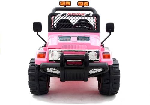 Nichiduta Masinuta electrica 12v cu roti din cauciuc drifter jeep 4x4 pink