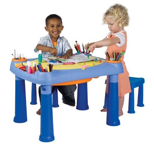 Ketter Masuta joaca copii albastra + 2 scaune