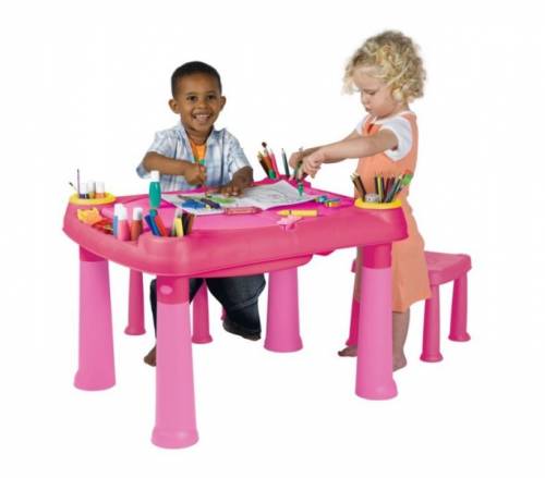 Ketter Masuta joaca copii roz + 2 scaune