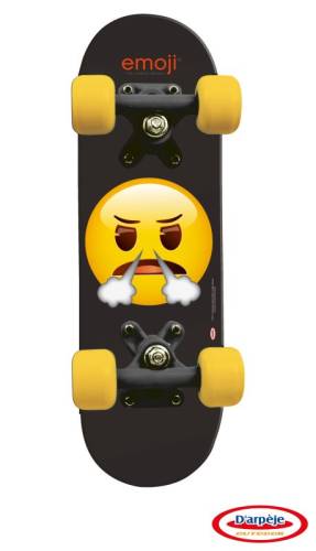 Mini skateboard emoji 43 cm
