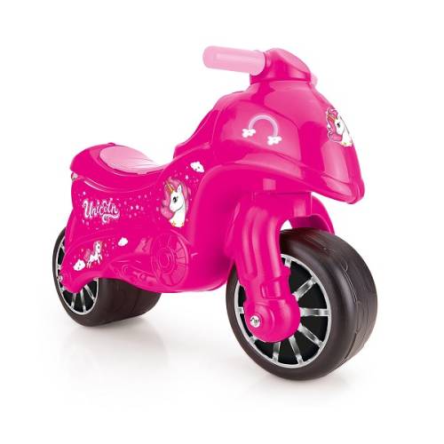 Motocicleta fara pedale roz unicorn dolu
