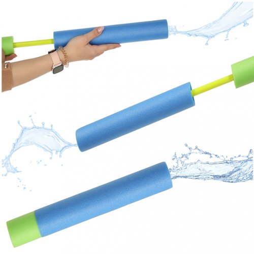 Ikonka Pistol cu apa pentru copii 40 cm albastru
