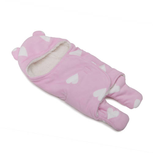 Cangaroo Salopeta bebelus tip footmuff baby bag cosy pink