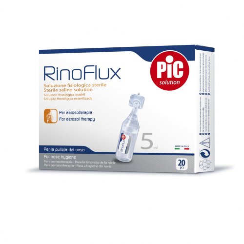 Pic Solution Ser fiziologic rinoflux steril nacl 0,9 20 fiole x 5ml
