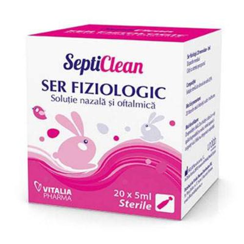 Vitalia Pharma Ser fiziologic vitalia septiclean 20 x5 ml