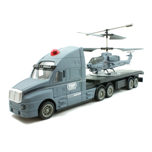 Set combo camion + elicopter rc 2 in 1