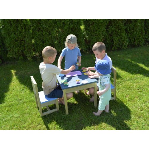 Set masa si scaune de gradina wendi toys t4 pentru copii