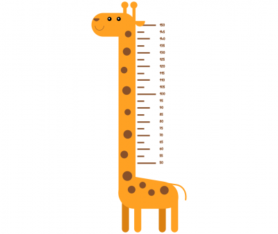 Tiparo Sticker perete copii giraffe 80 x 190 cm