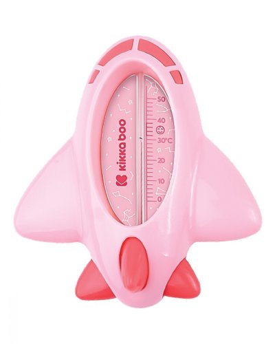 Termometru de baie si camera kikkaboo plane pink