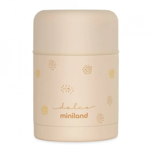 Miniland Termos mancare solida 600 ml vanilla