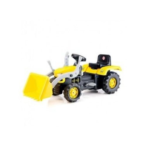 Tractor excavator cu pedale pentru copii 53x113x45cm dolu