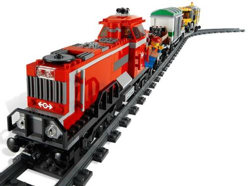 Lego Tren de marfa rosu (3677)