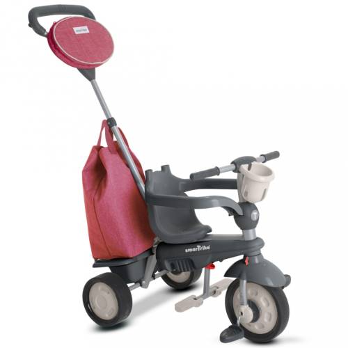 Tricicleta 4 in 1 SMART TRIKE voyage red