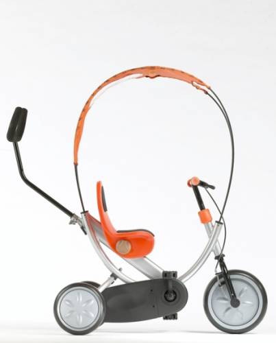 Tricicleta italtrike oko orange cu parasolar