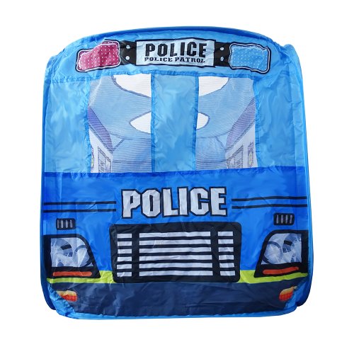 Cort albastru cu tematica politie, pentru copii, salamandra kids