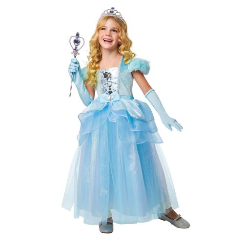 Costum printesa aurora pentru fete 3-4 ani 98-104 cm