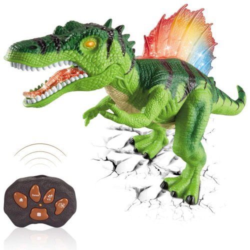 Dinozaur cu telecomanda, salamandra kids, lumini, sunete si miscari realiste