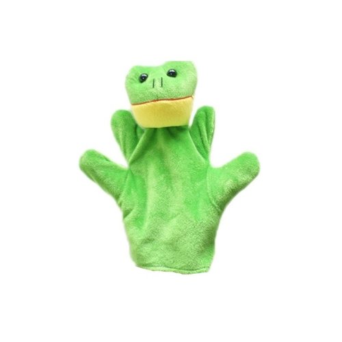 Marioneta de mana model animalut, 22.5 cm verde