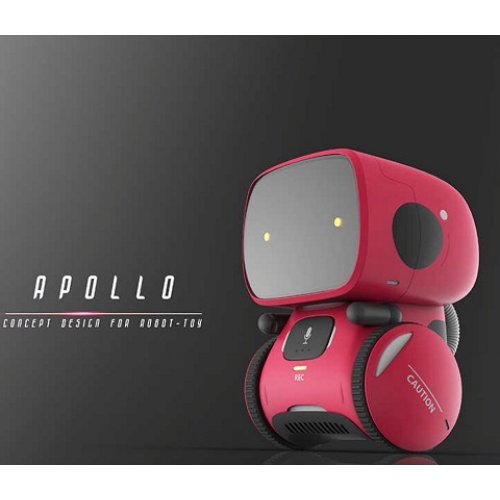 Robot inteligent interactiv at - robot, cu control vocal,rosu