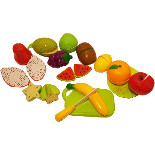 Set jucarii pentru copii fructe de taiat,15 piese vg1004 rco
